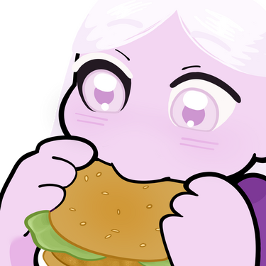 Eating burger