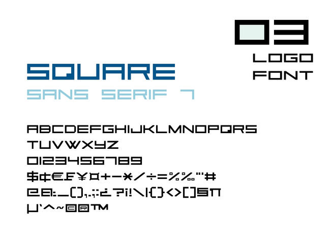 Logo font